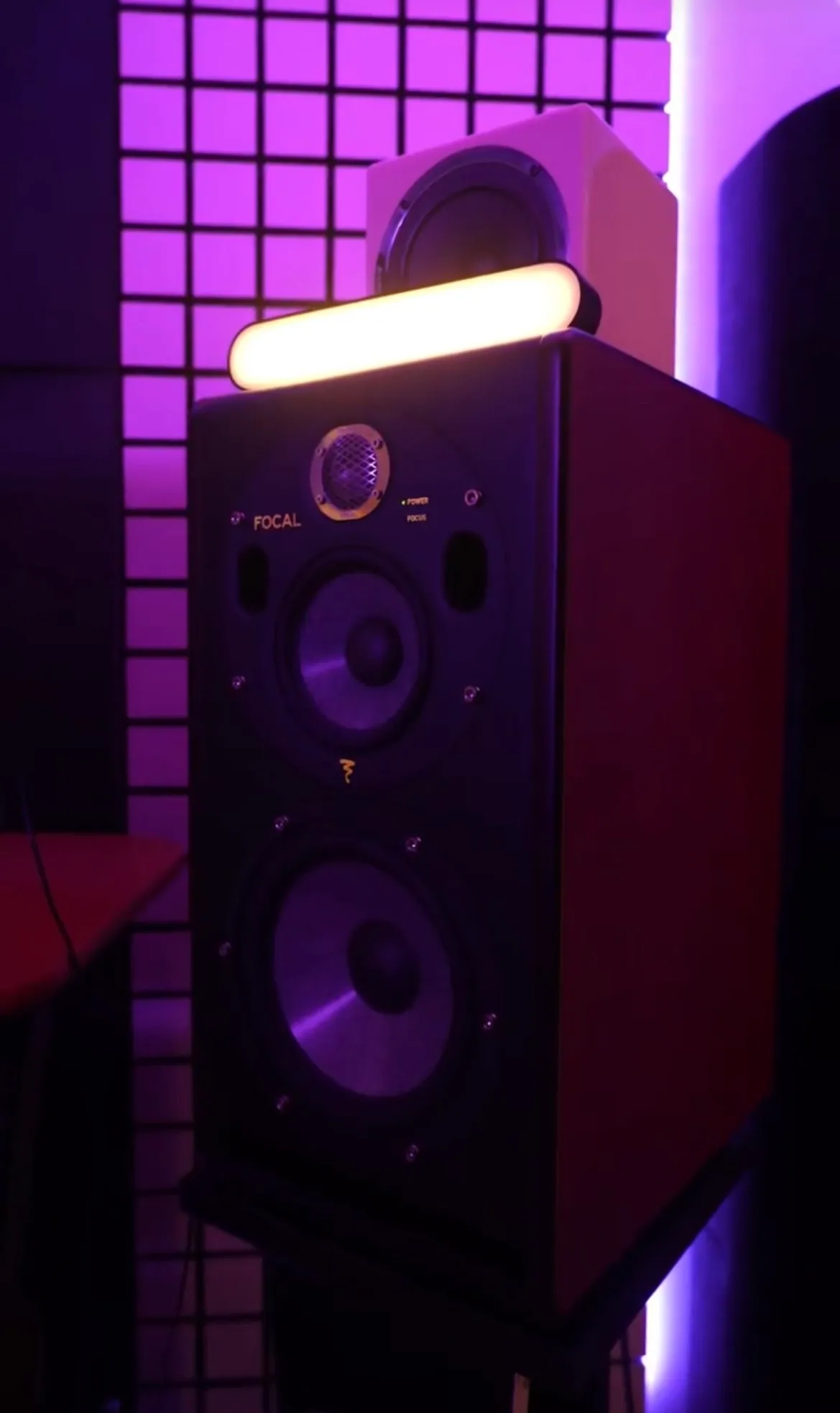 Enceinte de monitoring Focal du Purple Studio